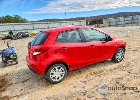 2012 Mazda Mazda2 z USA, uszkodzony, nr VIN JM1DE1KY2C0132872